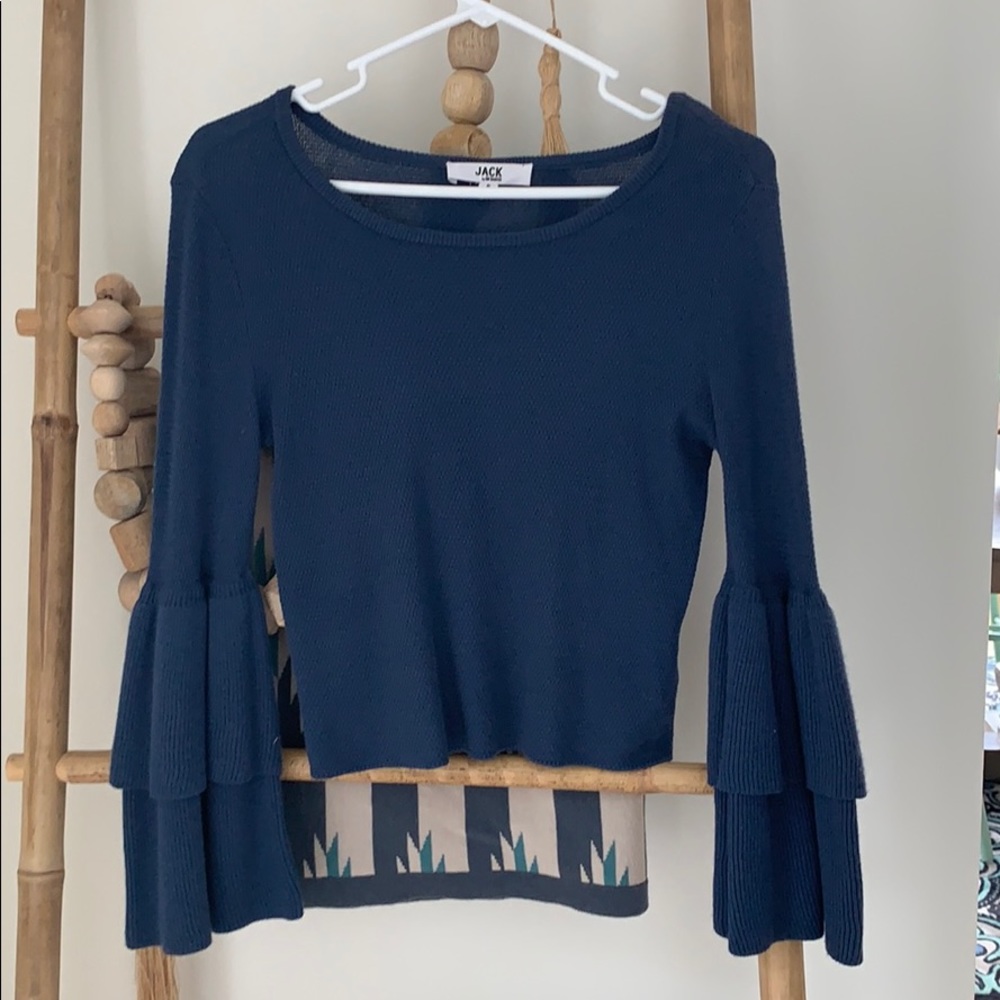 NWOT Jack by BB Dakota Double Bell Sleeve Sweater